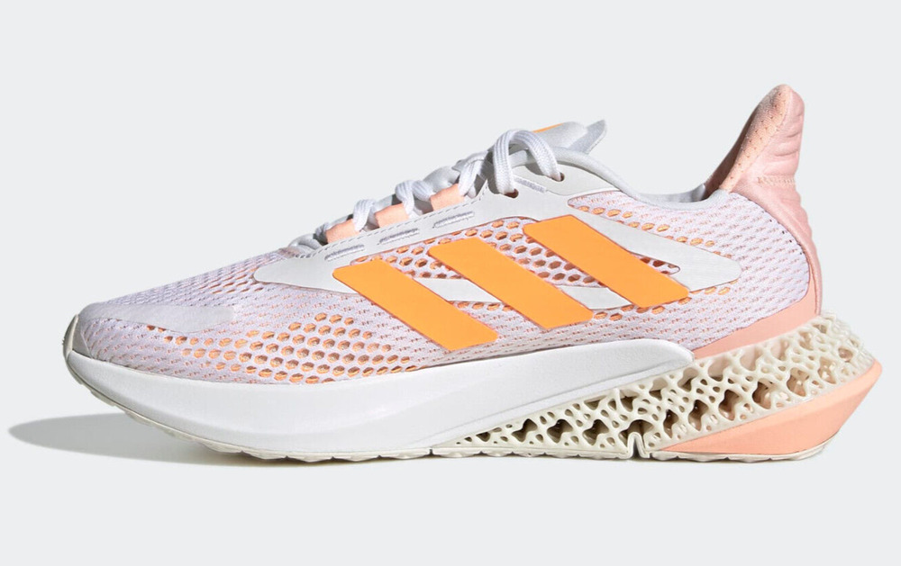 Adidas Women's 4DFwd Pulse "White Flash Orange" GX2984 Size 8